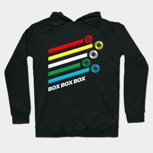 Box Box Box F1 Tyre Compound Options Hoodie